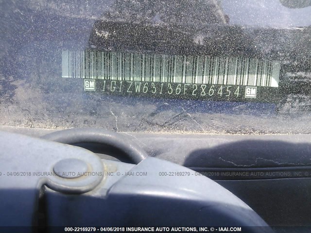 1G1ZW63136F286454 - 2006 CHEVROLET MALIBU MAXX SS 蓝色 照片 9