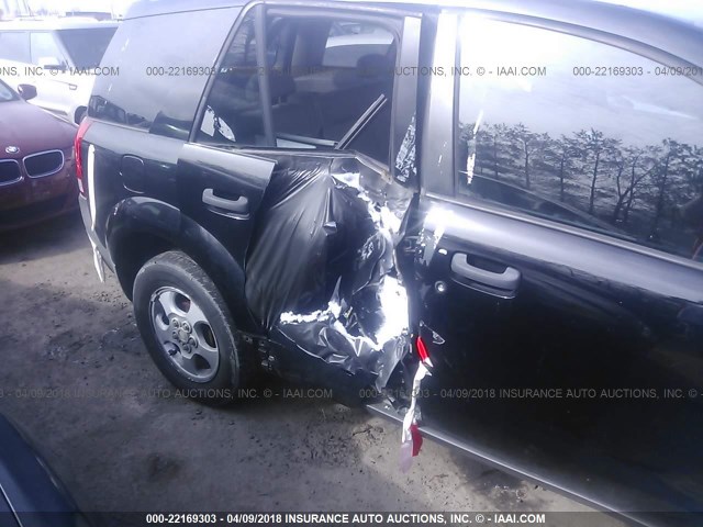 5GZCZ23D53S850632 - 2003 SATURN VUE BLACK photo 6