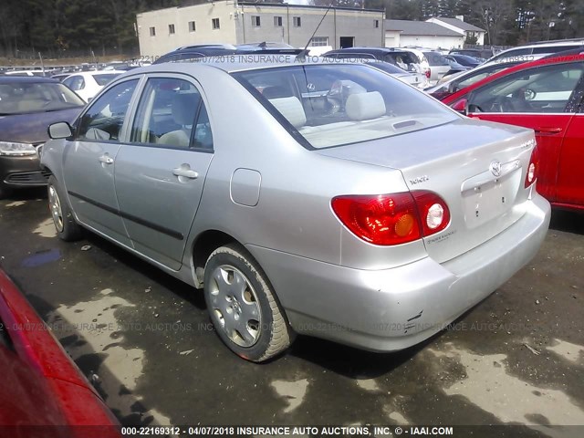 JTDBR32E430005375 - 2003 TOYOTA COROLLA CE/LE SILVER photo 3