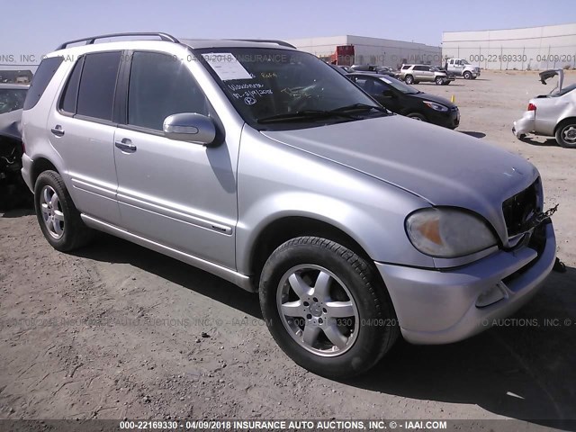 4JGAB75E43A425923 - 2003 MERCEDES-BENZ ML 500 SILVER photo 1