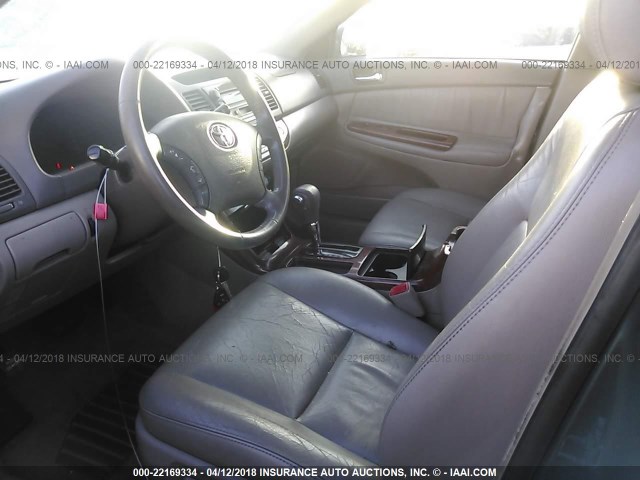 4T1BF32K06U112947 - 2006 TOYOTA CAMRY LE/XLE/SE GREEN photo 5