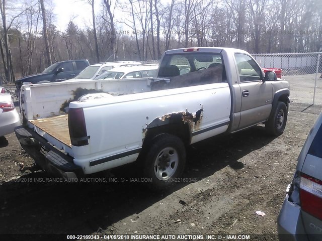 1GCGC24U02Z160943 - 2002 CHEVROLET SILVERADO C2500 TAN photo 4