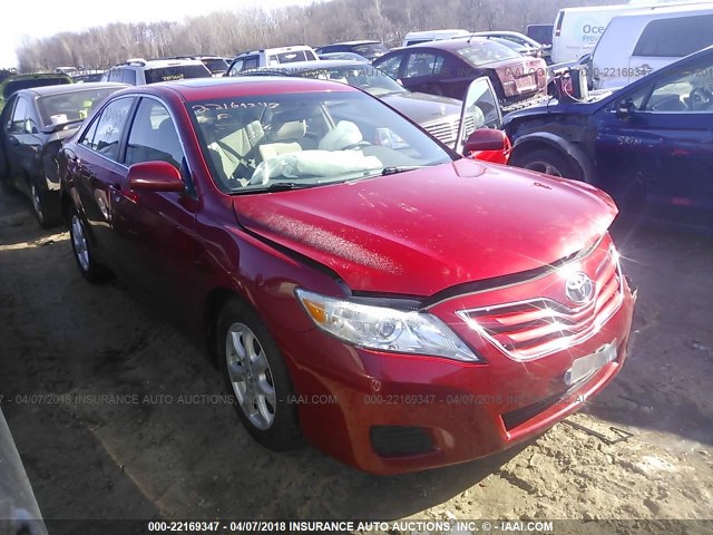 4T4BF3EK4BR159460 - 2011 TOYOTA CAMRY SE/LE/XLE RED photo 1
