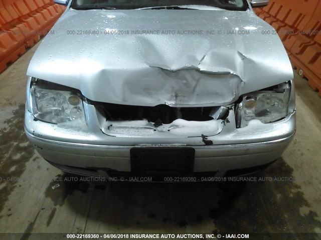 3VWRK69M75M030737 - 2005 VOLKSWAGEN JETTA GL SILVER photo 6