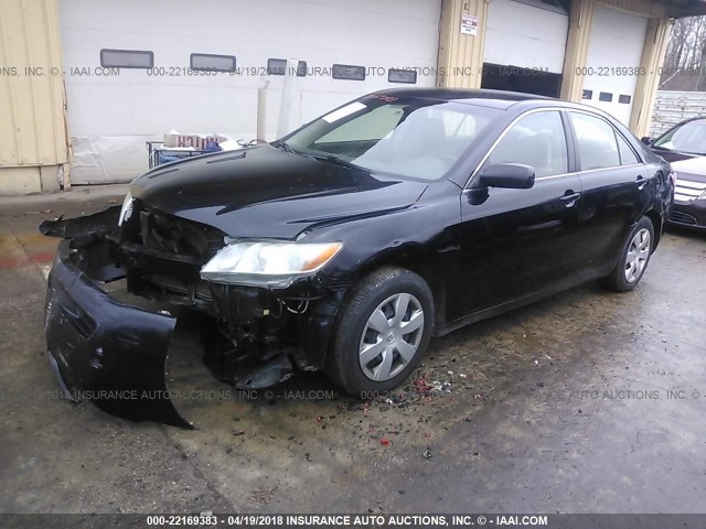 JTNBE46K873056315 - 2007 TOYOTA CAMRY NEW GENERAT CE/LE/XLE/SE BLACK photo 2