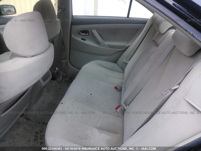 JTNBE46K873056315 - 2007 TOYOTA CAMRY NEW GENERAT CE/LE/XLE/SE BLACK photo 8
