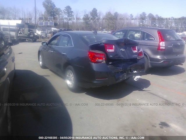 1G11C5SL2FF199468 - 2015 CHEVROLET MALIBU 1LT GRAY photo 3