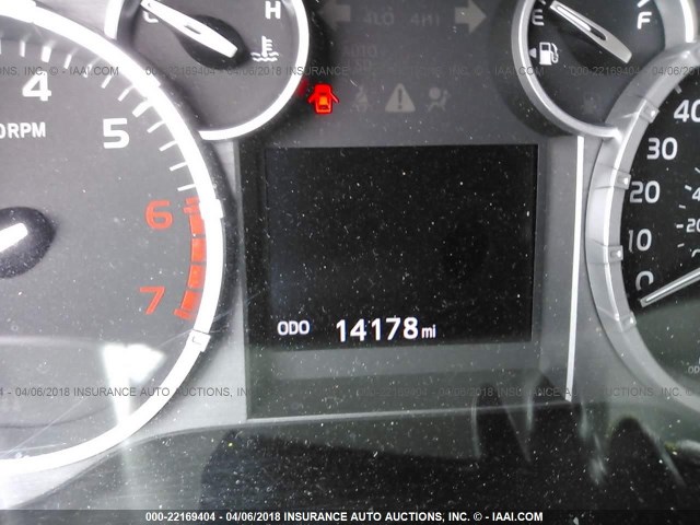 5TFRY5F16HX217844 - 2017 TOYOTA TUNDRA DOUBLE CAB SR/SR5 SILVER photo 7