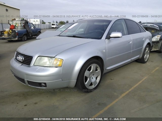 WAUML54B63N039679 - 2003 AUDI A6 4.2 QUATTRO SILVER photo 2