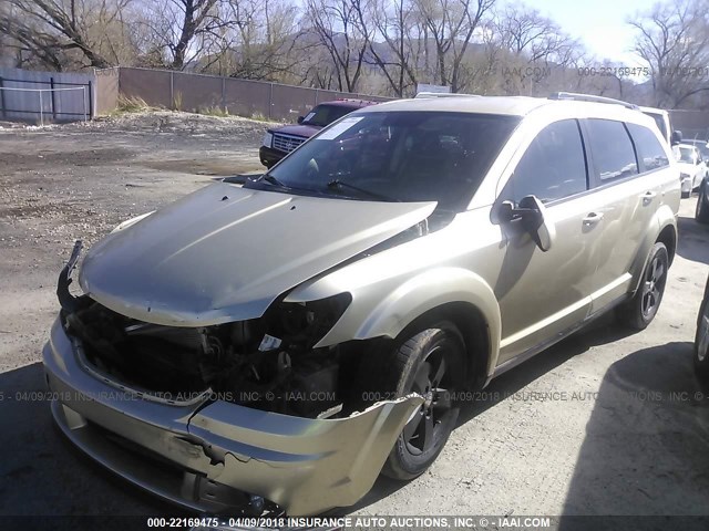 3D4PH1FG5BT527431 - 2011 DODGE JOURNEY MAINSTREET GOLD photo 2