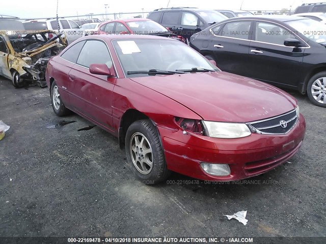 2T1CF28P0XC219842 - 1999 TOYOTA CAMRY SOLARA SE/SLE წითელი ფოტო 1