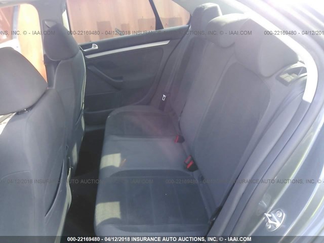 3VWHM71K98M194419 - 2008 VOLKSWAGEN JETTA S 灰色 照片 8