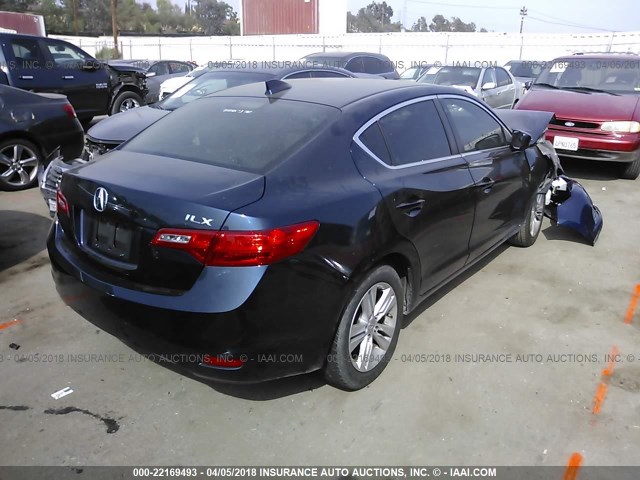 19VDE1F32DE019083 - 2013 ACURA ILX 20 BLUE photo 4