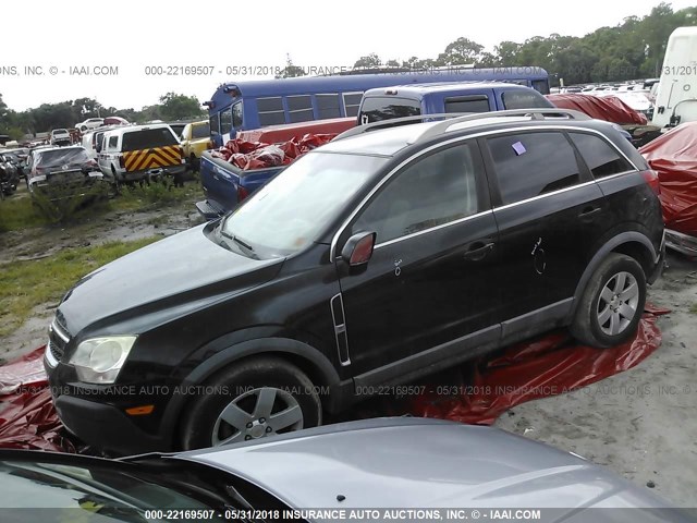 3GNAL2EKXCS559061 - 2012 CHEVROLET CAPTIVA SPORT/LS BLACK photo 2