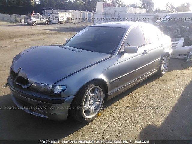 WBAEV53464KM36717 - 2004 BMW 330 I GRAY photo 2