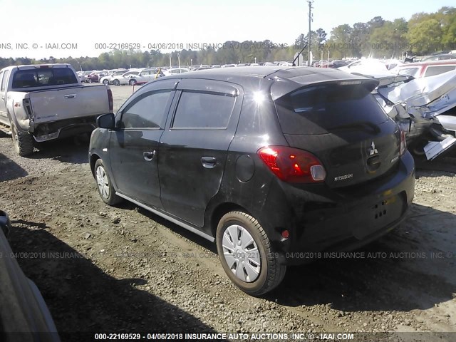 ML32A3HJ1FH004298 - 2015 MITSUBISHI MIRAGE DE BLACK photo 3