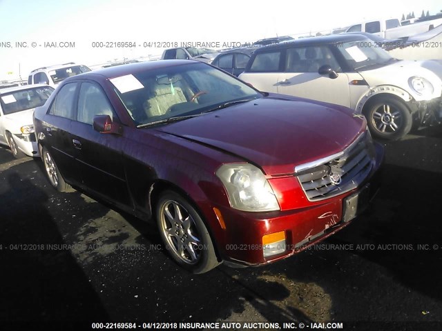 1G6DM57N930109598 - 2003 CADILLAC CTS RED photo 1