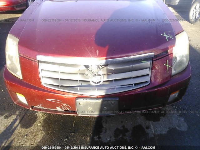 1G6DM57N930109598 - 2003 CADILLAC CTS RED photo 6