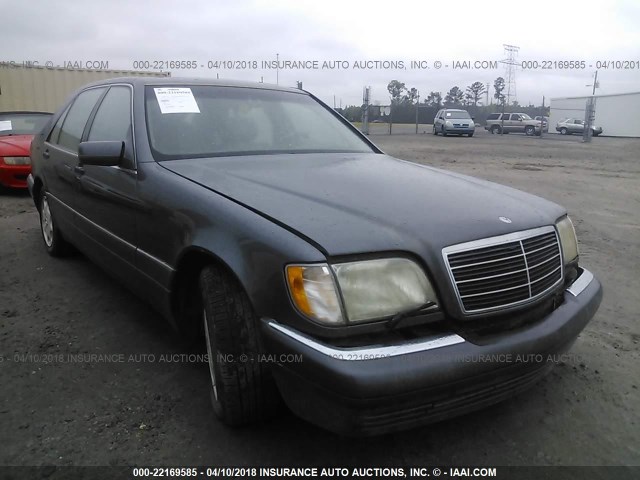 WDBGA33E5TA316222 - 1996 MERCEDES-BENZ S 320 GRAY photo 1