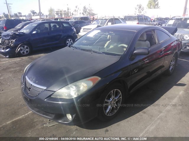 4T1CE38P96U747675 - 2006 TOYOTA CAMRY SOLARA SE/SLE შავი ფოტო 2