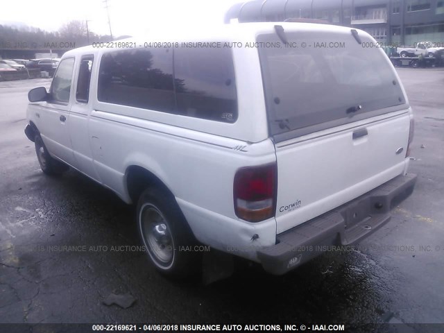 1FTCR14X1TPA06904 - 1996 FORD RANGER SUPER CAB WHITE photo 3