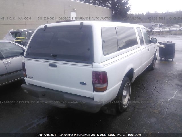 1FTCR14X1TPA06904 - 1996 FORD RANGER SUPER CAB WHITE photo 4