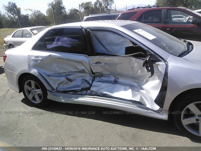 4T1BF1FK4EU784037 - 2014 TOYOTA CAMRY L/SE/LE/XLE 银色 照片 6