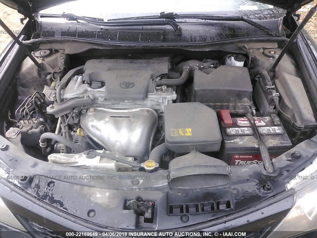 4T1BF1FK1CU077653 - 2012 TOYOTA CAMRY SE/LE/XLE 黑色 照片 10