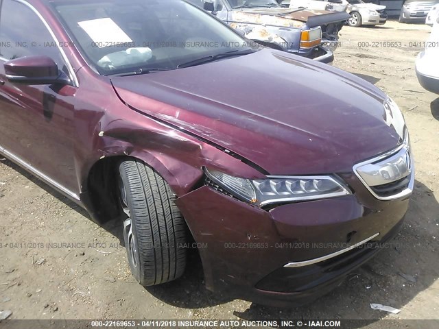 19UUB1F36FA023824 - 2015 ACURA TLX PURPLE photo 6