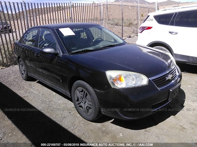 1G1ZS51866F132956 - 2006 CHEVROLET MALIBU LS 黑色 照片 1
