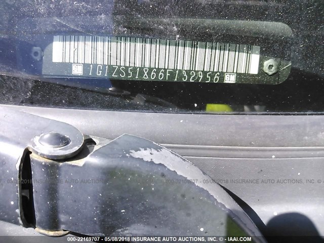 1G1ZS51866F132956 - 2006 CHEVROLET MALIBU LS 黑色 照片 9