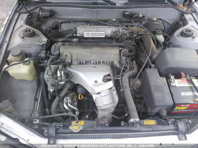 JT2BG12K2T0348212 - 1996 TOYOTA CAMRY DX/LE/XLE SILVER photo 10