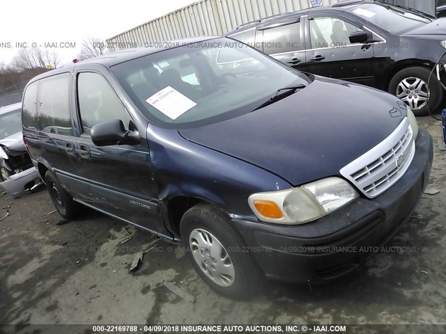 1GNDU23EX1D186172 - 2001 CHEVROLET VENTURE ECONOMY BLUE photo 1