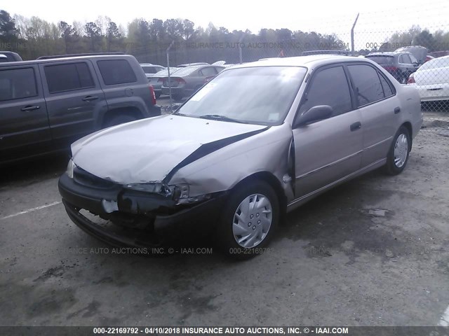 1NXBR12EXXZ163489 - 1999 TOYOTA COROLLA VE/CE/LE BEIGE photo 2