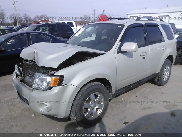 1FMCU94G29KA19126 - 2009 FORD ESCAPE LIMITED SILVER photo 2