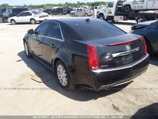 1G6DE5E5XC0108363 - 2012 CADILLAC CTS LUXURY COLLECTION BLACK photo 3