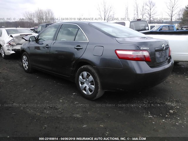 4T1BE46K68U740839 - 2008 TOYOTA CAMRY CE/LE/XLE/SE GRAY photo 3