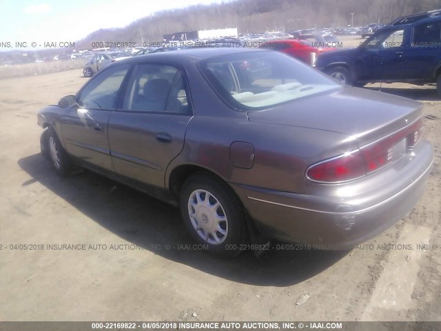 2G4WS52J131205998 - 2003 BUICK CENTURY CUSTOM Pewter photo 3