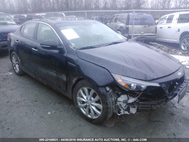 5XXGN4A79EG288867 - 2014 KIA OPTIMA EX BLACK photo 1