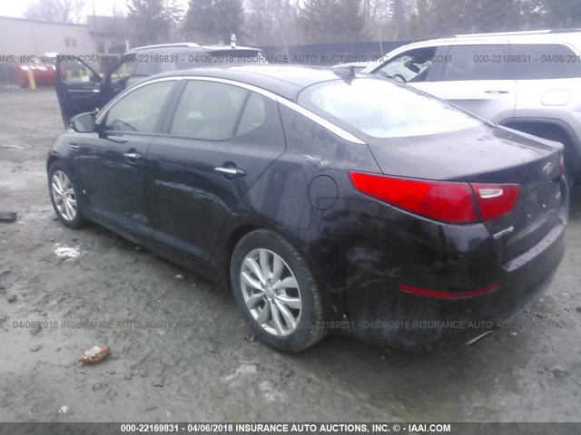 5XXGN4A79EG288867 - 2014 KIA OPTIMA EX BLACK photo 3