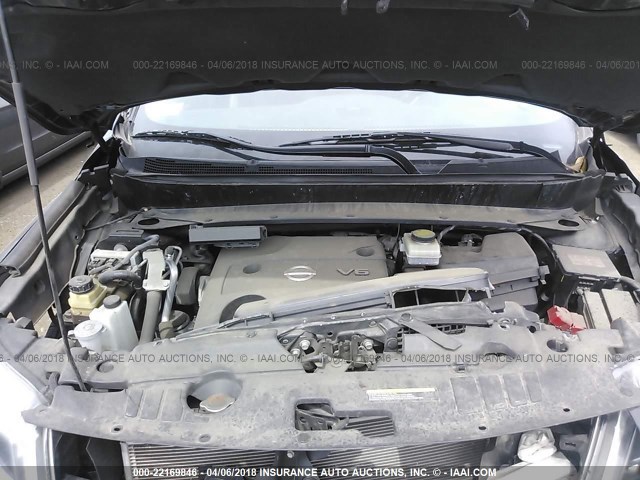 5N1AR2MM3EC658934 - 2014 NISSAN PATHFINDER S/SV/SL/PLATINUM 黑色 照片 10