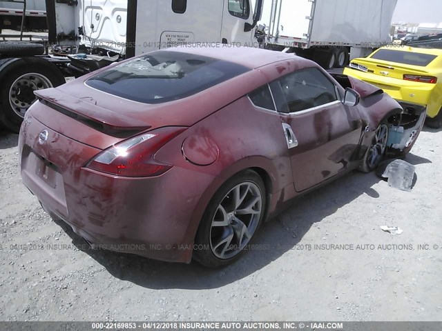 JN1AZ4EH7FM440771 - 2015 NISSAN 370Z TOUR/SPT/TECH/NISMO/TECH RED photo 4