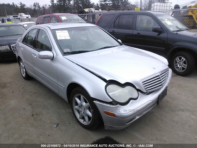 WDBRF81J73F393412 - 2003 MERCEDES-BENZ C 240 4MATIC SILVER photo 1