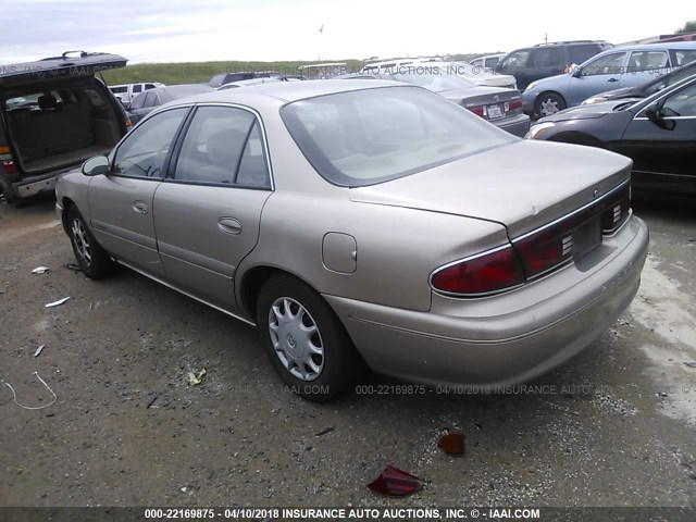 2G4WS52M7W1502045 - 1998 BUICK CENTURY CUSTOM GOLD photo 3