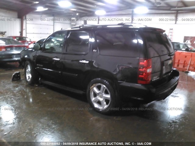 1GNFK13097J373538 - 2007 CHEVROLET TAHOE K1500 BLACK photo 3