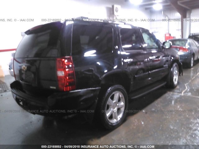 1GNFK13097J373538 - 2007 CHEVROLET TAHOE K1500 BLACK photo 4