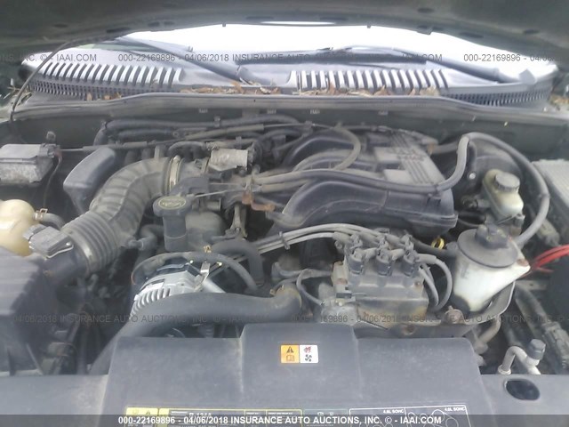 1FMDU73KX3UA58539 - 2003 FORD EXPLORER XLT/XLT SPORT/NBX GREEN photo 10