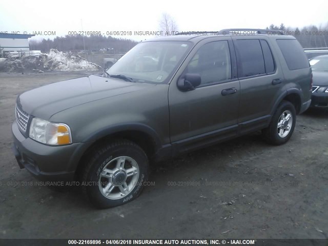 1FMDU73KX3UA58539 - 2003 FORD EXPLORER XLT/XLT SPORT/NBX GREEN photo 2