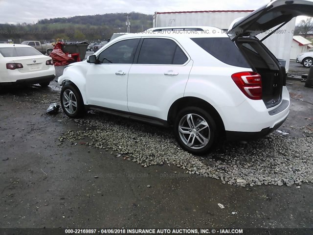 2GNALDEK6G6321109 - 2016 CHEVROLET EQUINOX LTZ WHITE photo 3