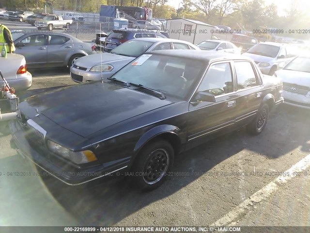 1G4AG54N0P6415549 - 1993 BUICK CENTURY SPECIAL BLACK photo 2